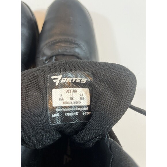 Bates E03180 Tactical Boots Size 14 M Tall Black Soft Toe DuraShocks Side Zip - Picture 10 of 14
